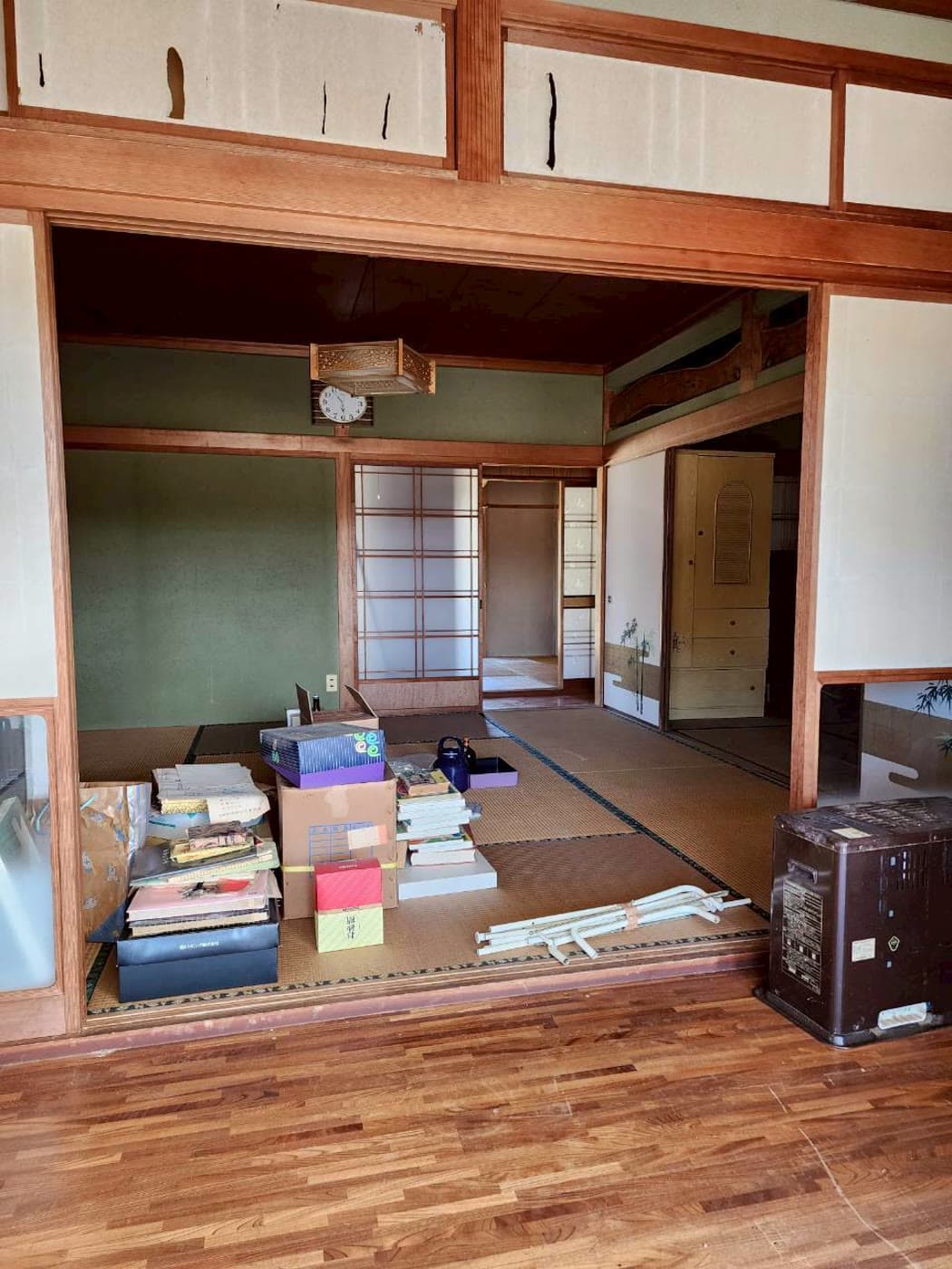 熊本市の一人暮らしの遺品整理事例・作業前の様子